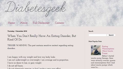 Disordered eating in diabetes - Diabetes Geek