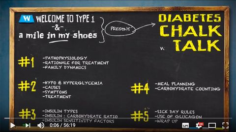 Diabetes chalk talk - Welcome to Type 1