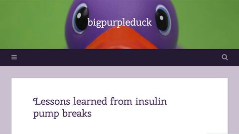 Lessons learned from insulin pump breaks - Bigpurpleduck