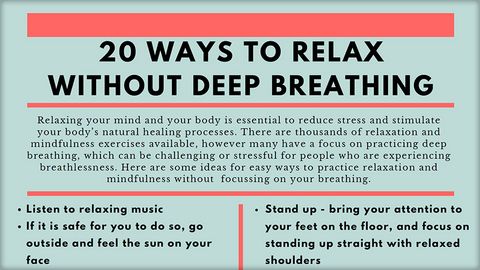 Dr Rose Stewart - 20 ways to relax