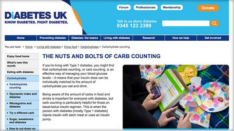 Nuts and bolts of Carb Counting - Diabetes UK