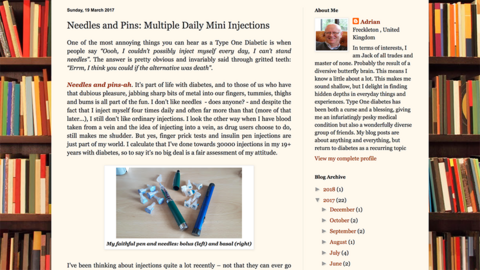 Multiple Daily Mini Injections - Adrian Long's approach to MDI with Libre