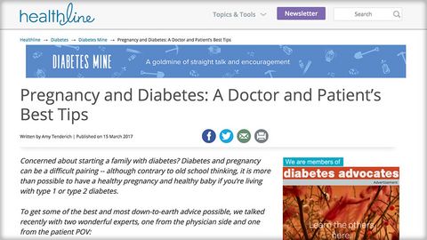 Healthy pregnancy with T1 - Doctor and PWD hints