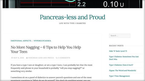 No More Nagging - Pancreasless and proud blog