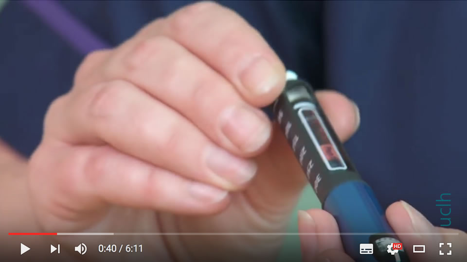 How to do an insulin injection